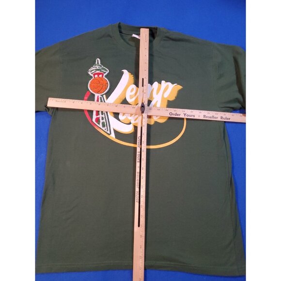 Kemp Kush Green T-Shirt Men's Size Large Seattle Super Sonics - Picture 4 of 15